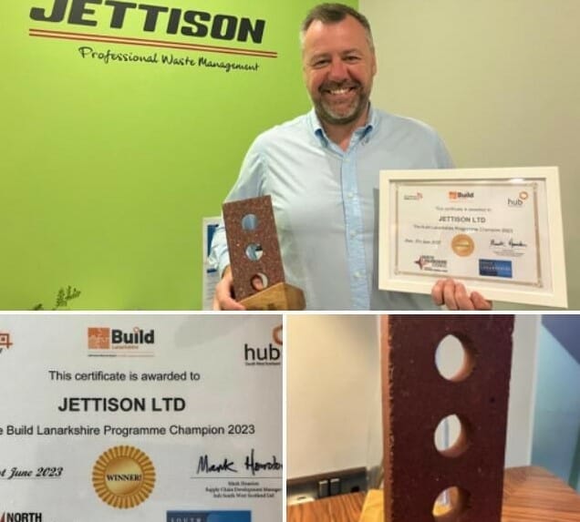 Jettison Waste Management Cleans Up As Build Lanarkshire 2023 Winner